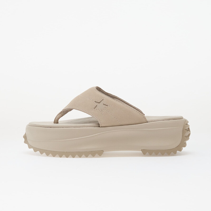 Converse Run Star Sandal Platform Suede Papyrus 115634576