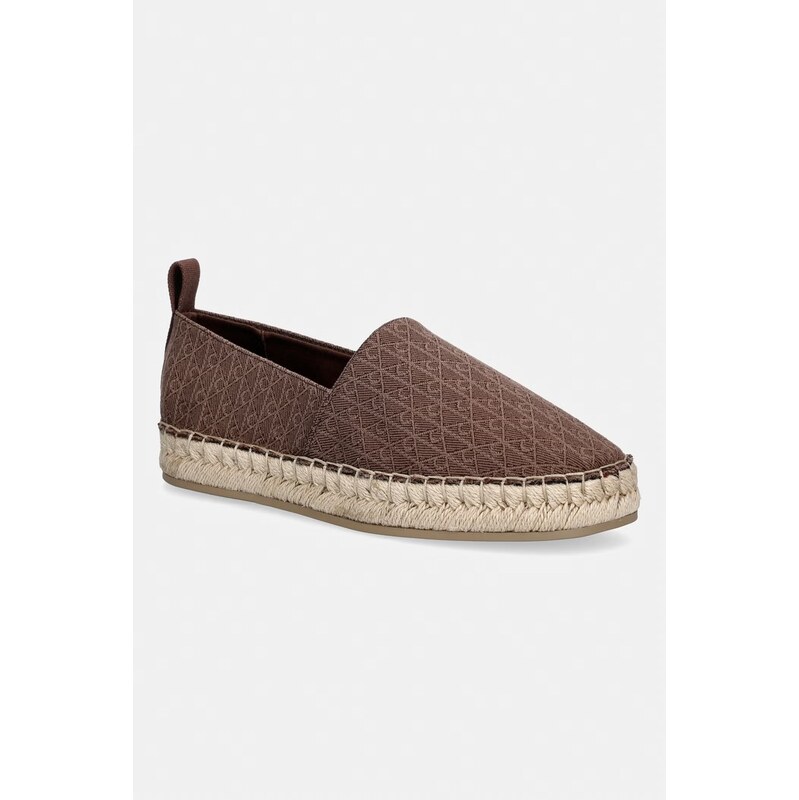 Calvin Klein espadrily dámské OBLIQUE ESPADRILLE AOP