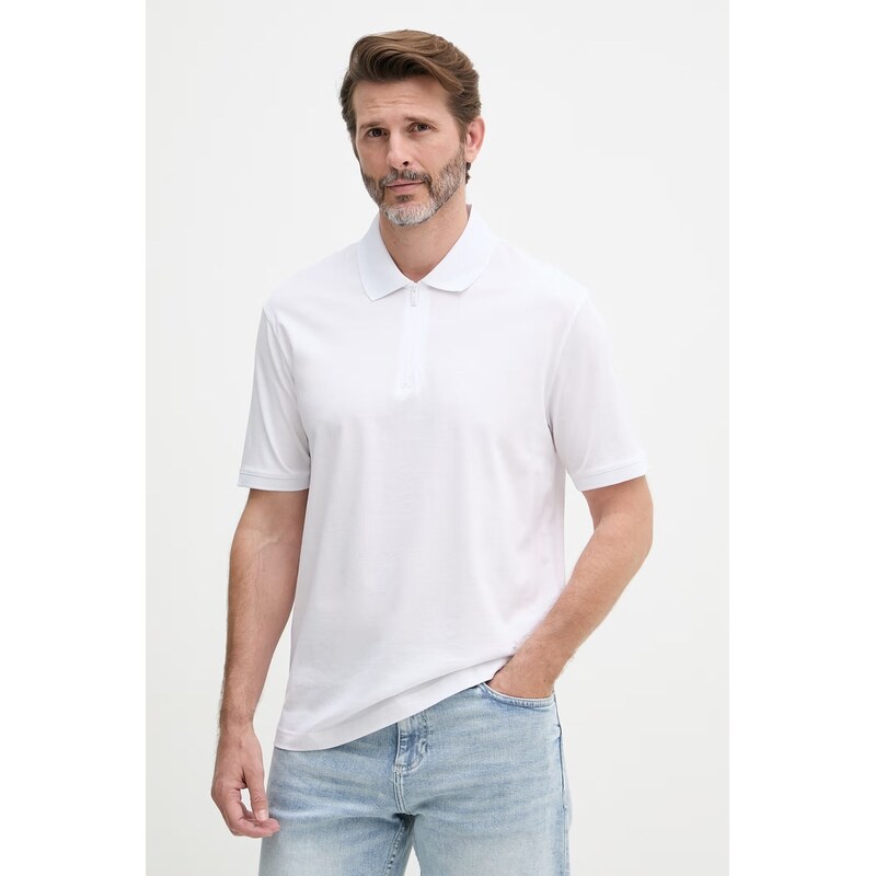 Armani Exchange polo pánské bavlněné