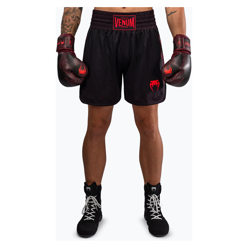Pánské boxerské šortky Venum Spectre Boxing black/red