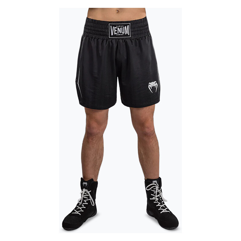Pánské boxerské šortky Venum Stealth Boxing black/white