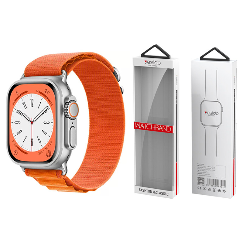 YESIDO WB24 Apple Watch Sportovní řemínek 38/40/41 Oranžový 115632917