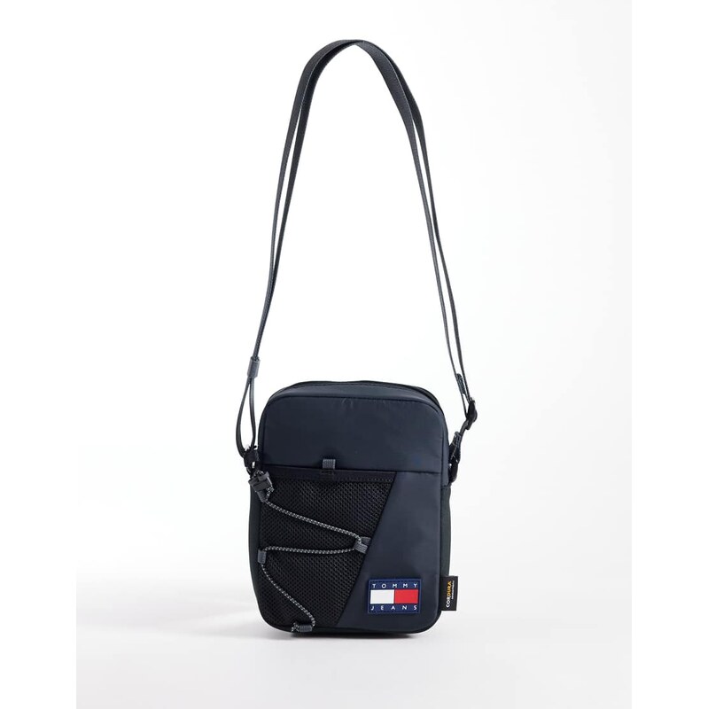 Tommy Jeans outdoors reporter cross body bag in black