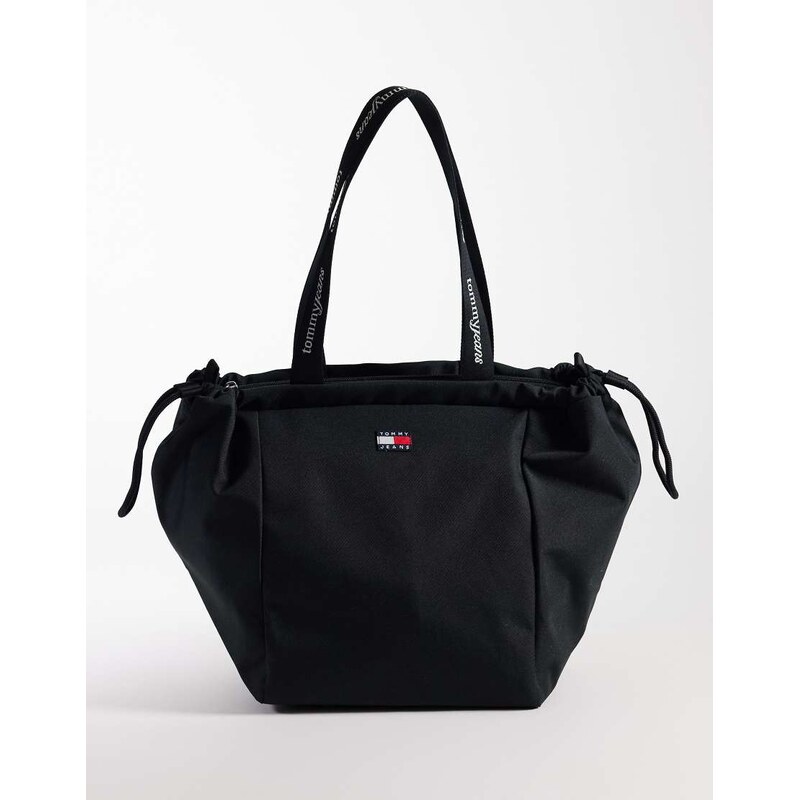 Tommy Jeans essential daily tote bag in black 115634394