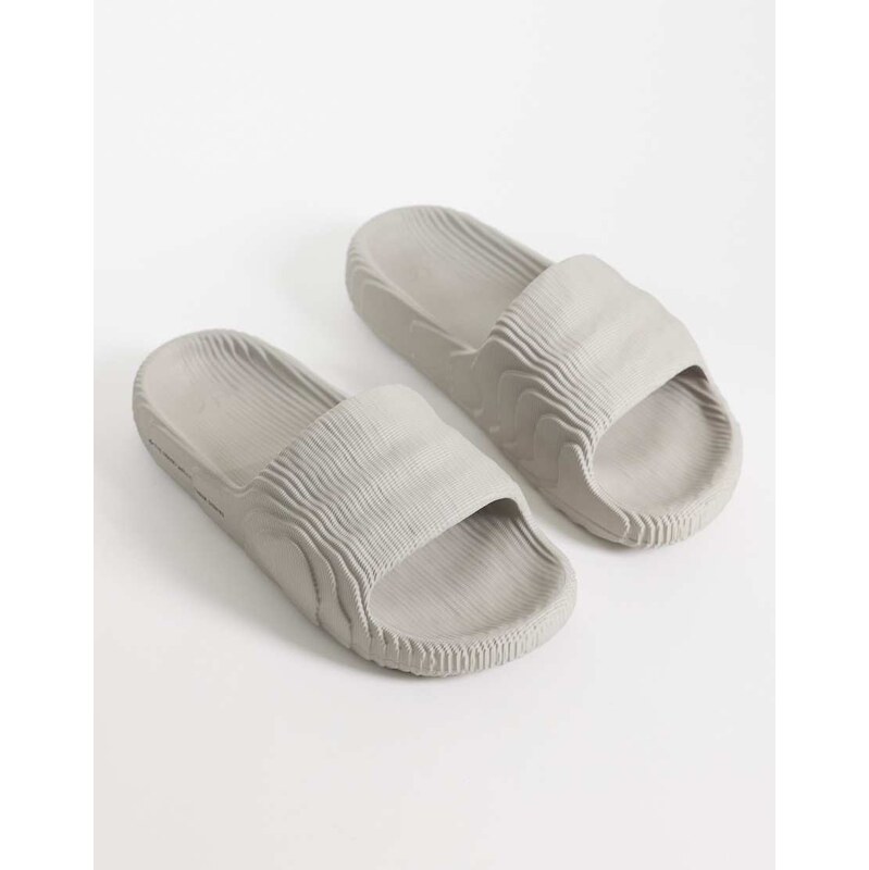 adidas Originals Adilette 22 sliders in neutral brown