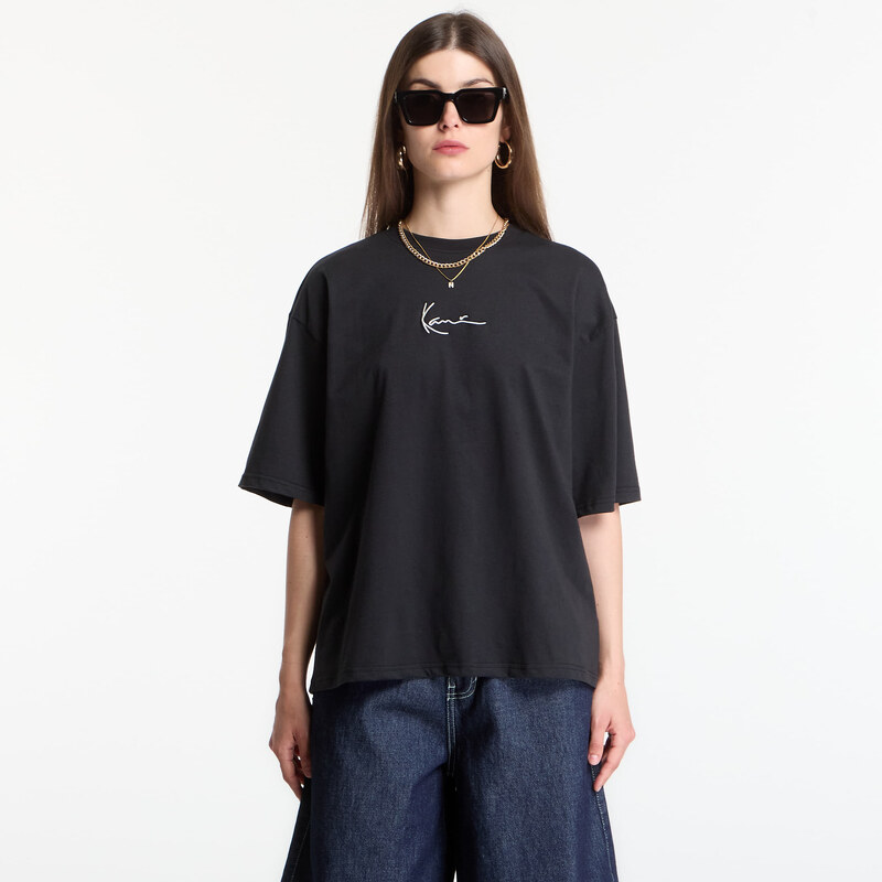 Tričko Karl Kani Signature Stencil Peached Oversized T-Shirt Black S 115637811