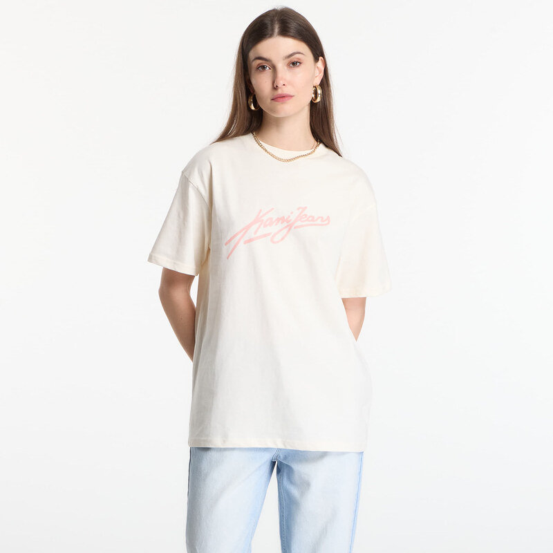 Tričko Karl Kani Kani Jeans Oversized T-Shirt White L 115637807