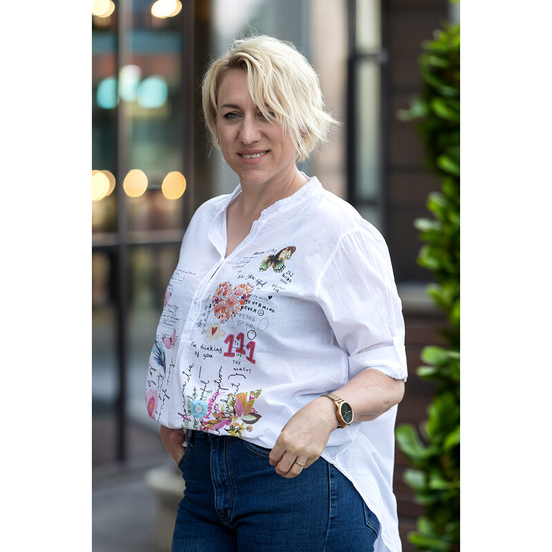 Italy fashion Bavlněná košile CREATIVE Barva: Motýlci, Velikost: UNI: 115634787