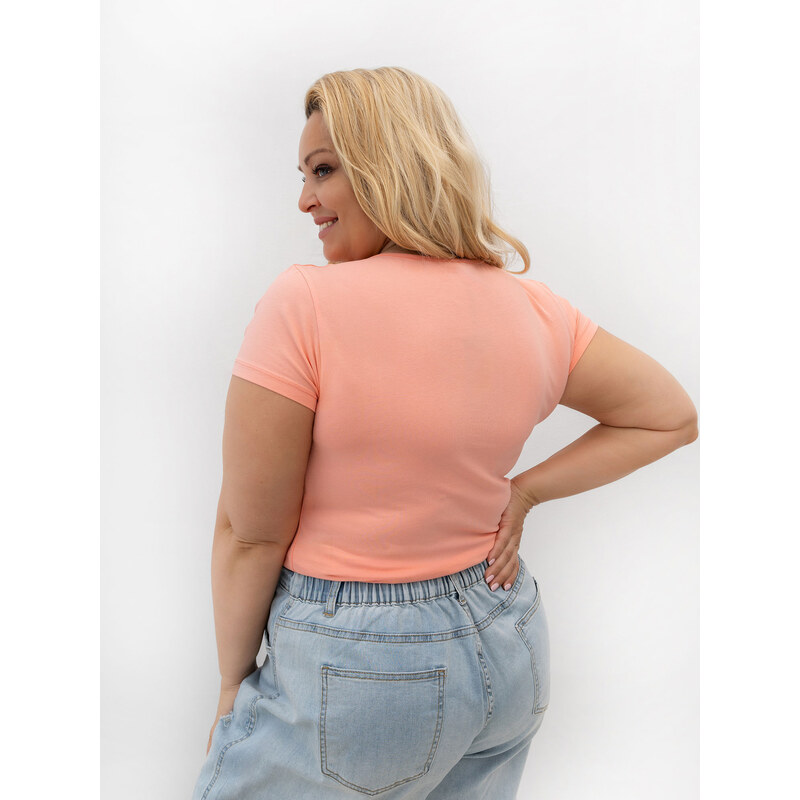 Dámské tričko Plus Size -RV-TS-A556-1.17 RUE PARIS