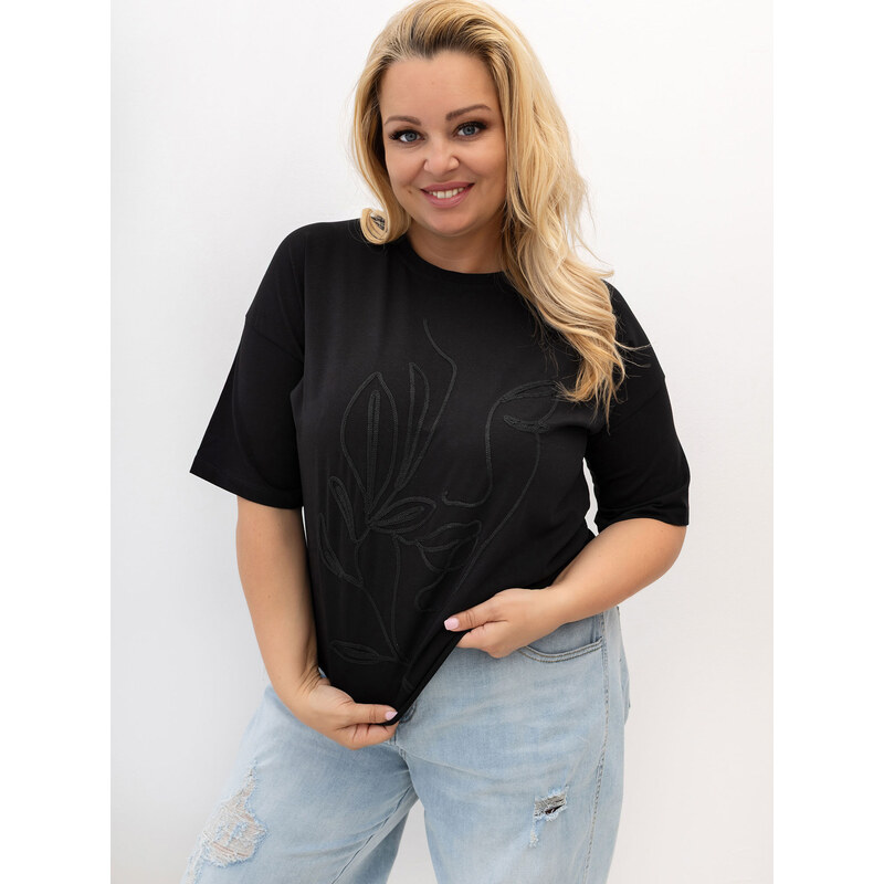 Dámské tričko Plus Size RV-TS-A1331.29P RELEVANCE
