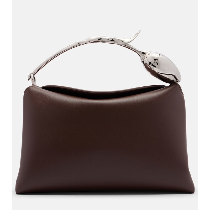 Erdem Bloom Midi leather top-handle bag