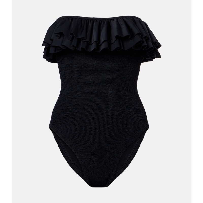 Hunza G Eloise ruffled swimsuit
