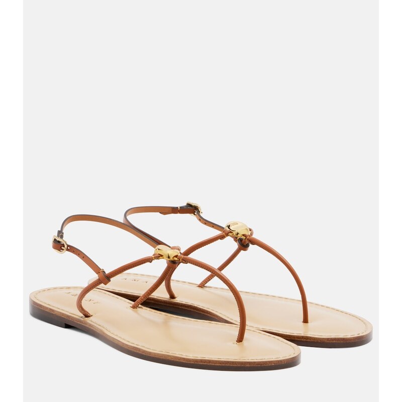 Amanu Naivasha leather thong sandals