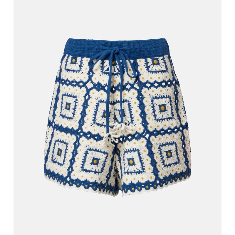 Alemais AlÃmais Dolly crochet cotton shorts