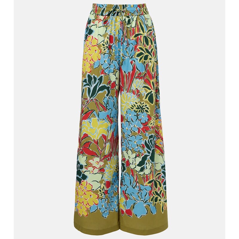 Alemais AlÃmais Solstice cotton-blend wide-leg pants