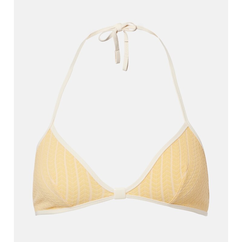 Eres Sunshine striped bikini top