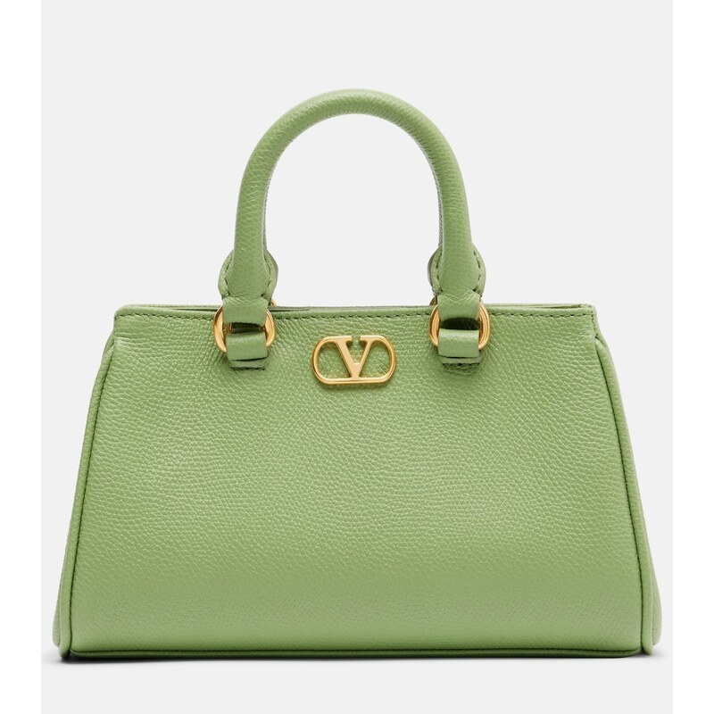 Valentino Garavani VLogo Mini leather top-handle bag