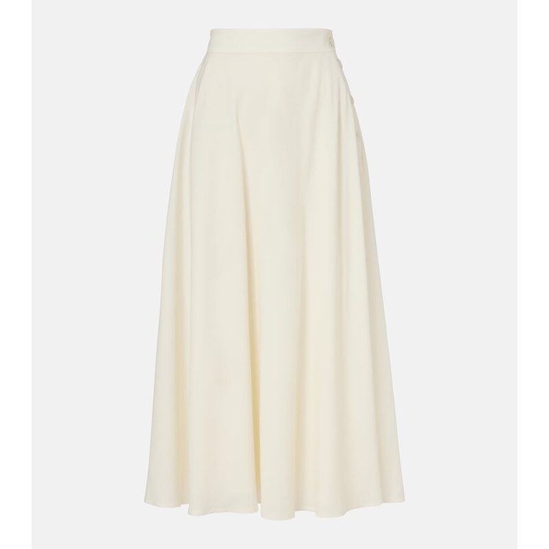 Ralph Lauren Collection Kenzie wool-blend midi skirt