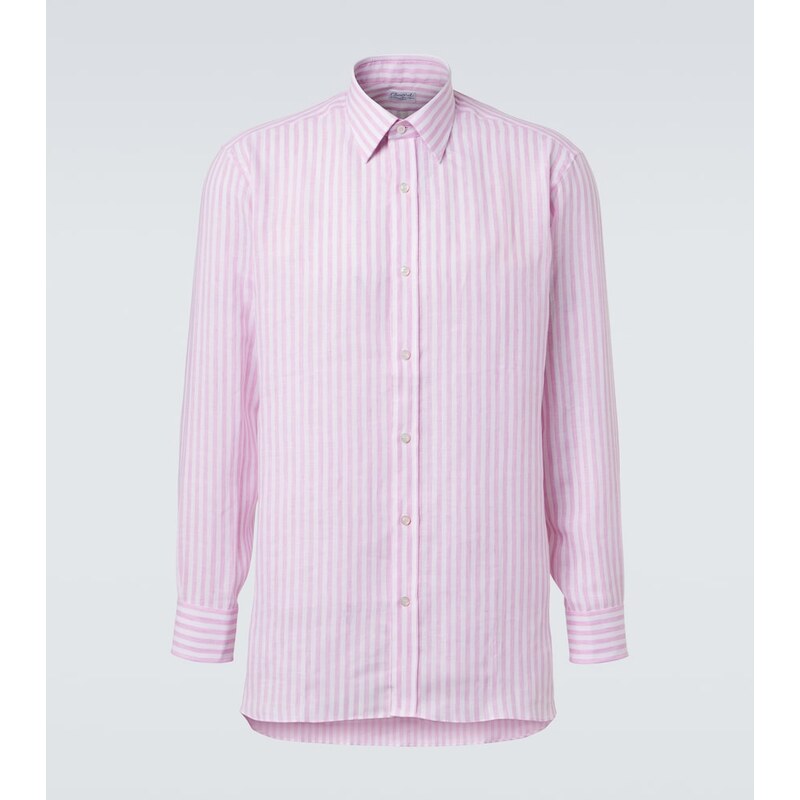 Charvet Striped linen shirt