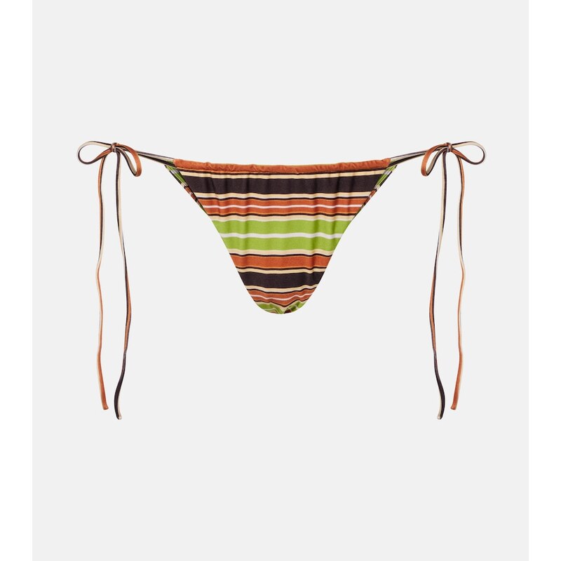Faithfull Bruna striped bikini bottoms