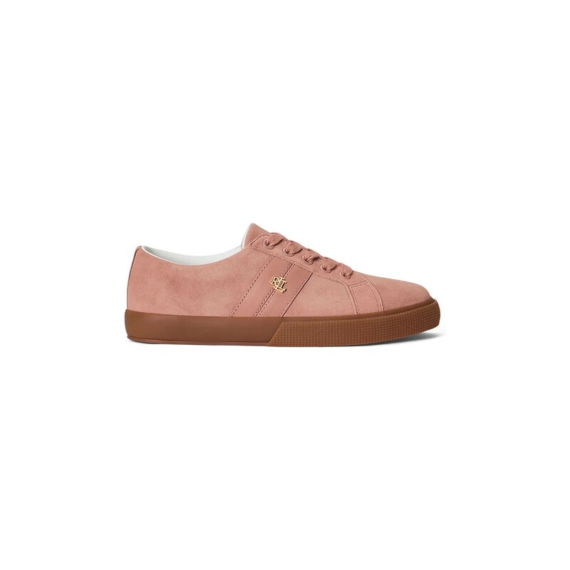 Lauren Ralph Lauren Janson II sneakers boty dámské kožené 115678136