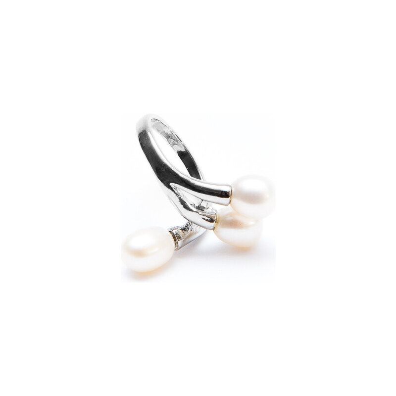 Sladkovodní perla Perlový prsten TRIO