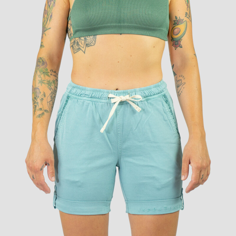 JEANSTRACK Lezecké kalhoty Shira Short Green Woman 115641870