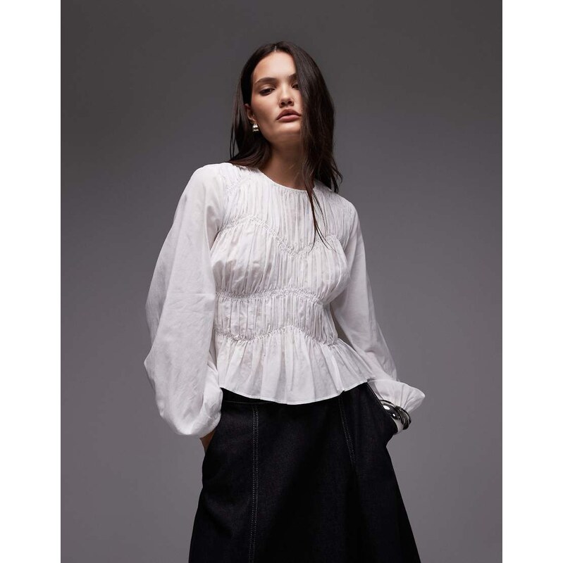 Allsaints Melani top in white