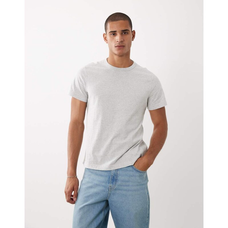Abercrombie & Fitch everyday essential t-shirt in grey