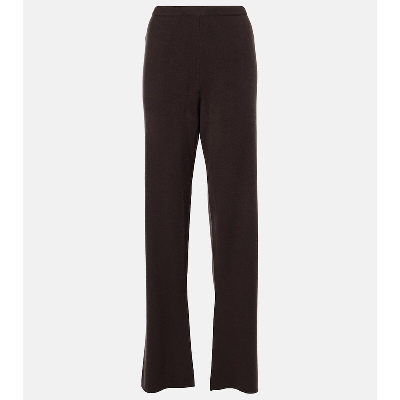 Extreme Cashmere NÂ°320 Rush cashmere-blend straight pants