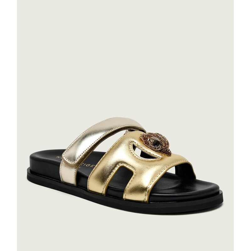 Kurt Geiger Kožené pantofle EAGLE CUT OUT