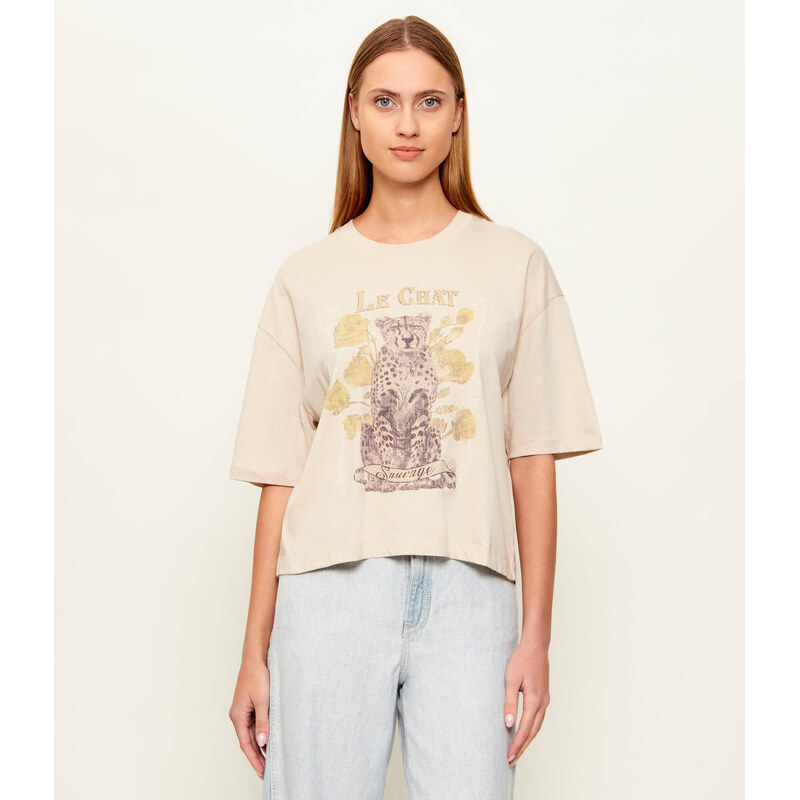 GUESS Tričko LE CHAT | regular fit