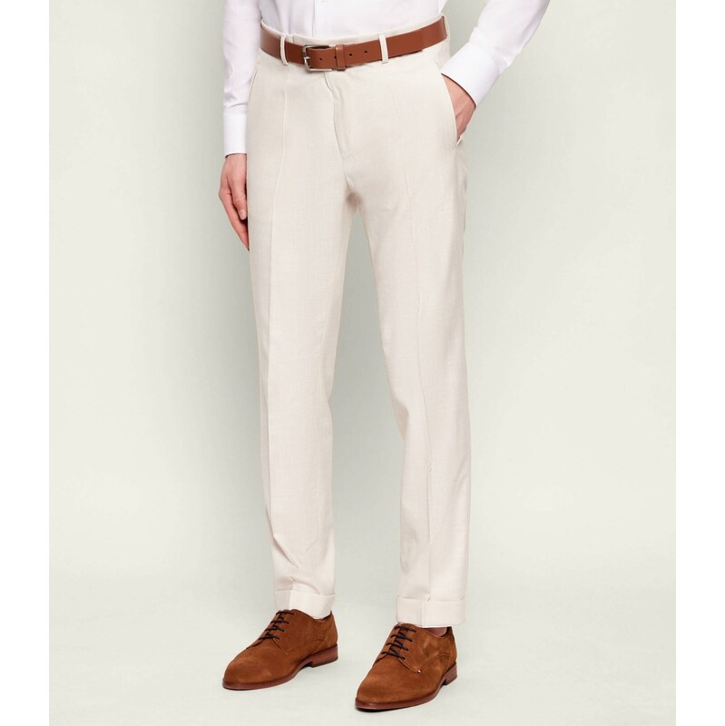 BOSS BLACK Kalhoty C-Genius-HW-262 | Slim Fit | s příměsí vlny