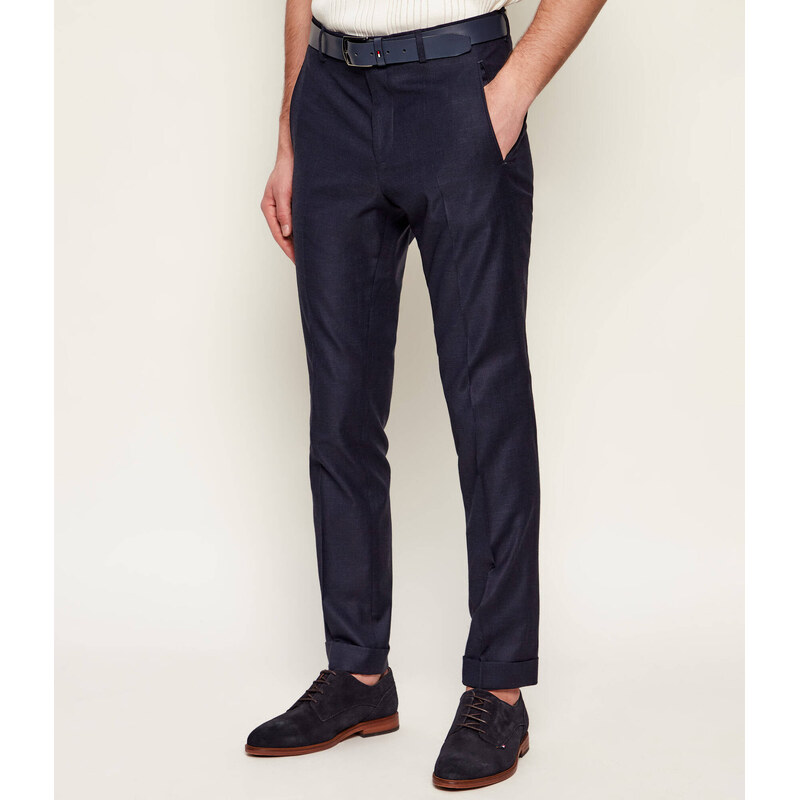 BOSS BLACK Kalhoty C-Genius-HW-262 | Slim Fit | s příměsí vlny