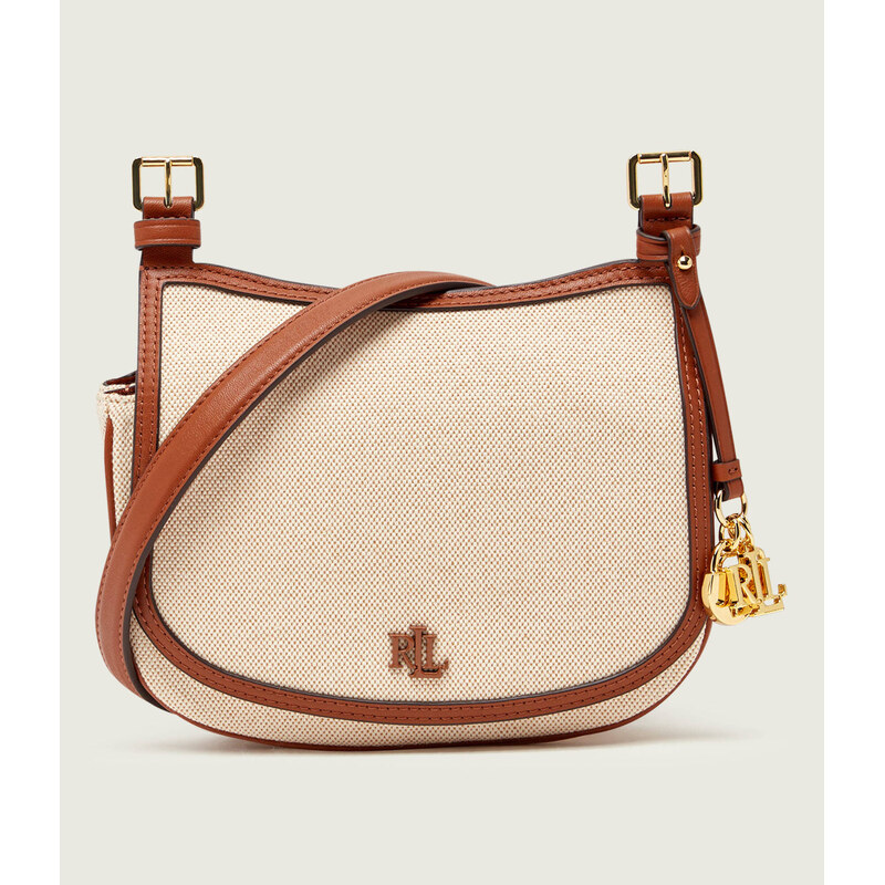 LAUREN RALPH LAUREN Crossbody kabelka MARCY s přídavkem kůže
