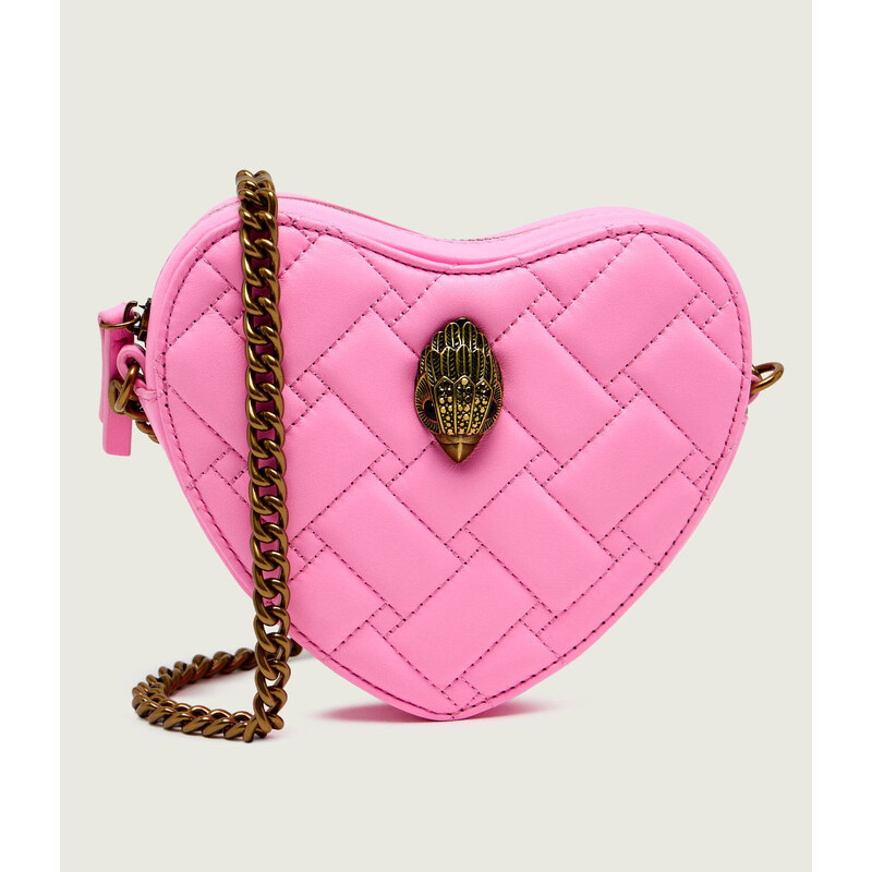 Kurt Geiger Kožená crossbody kabelka KENSINGTON HEART