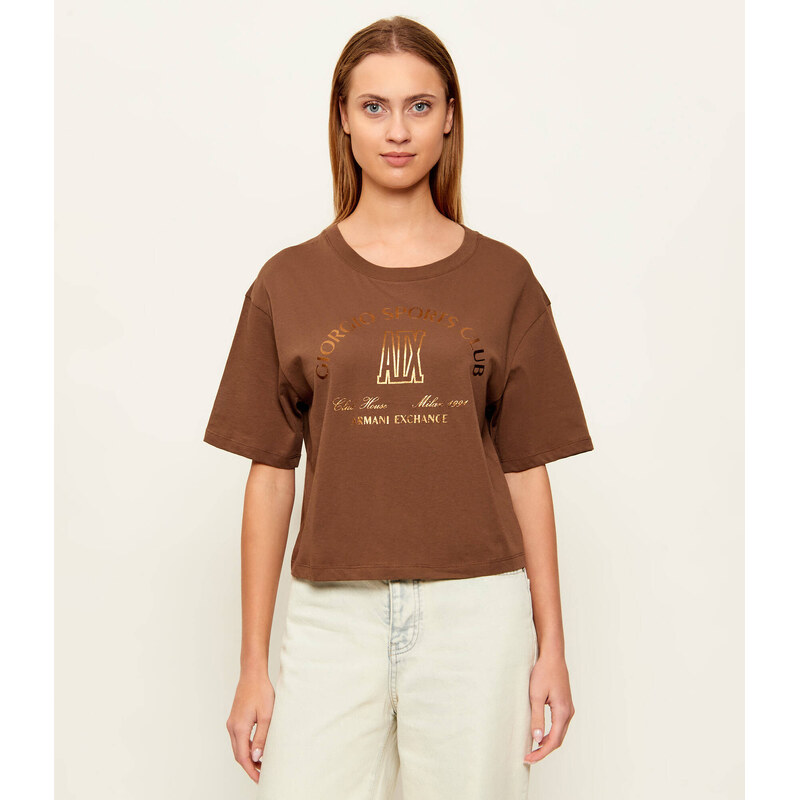 Armani Exchange Tričko | Cropped Fit