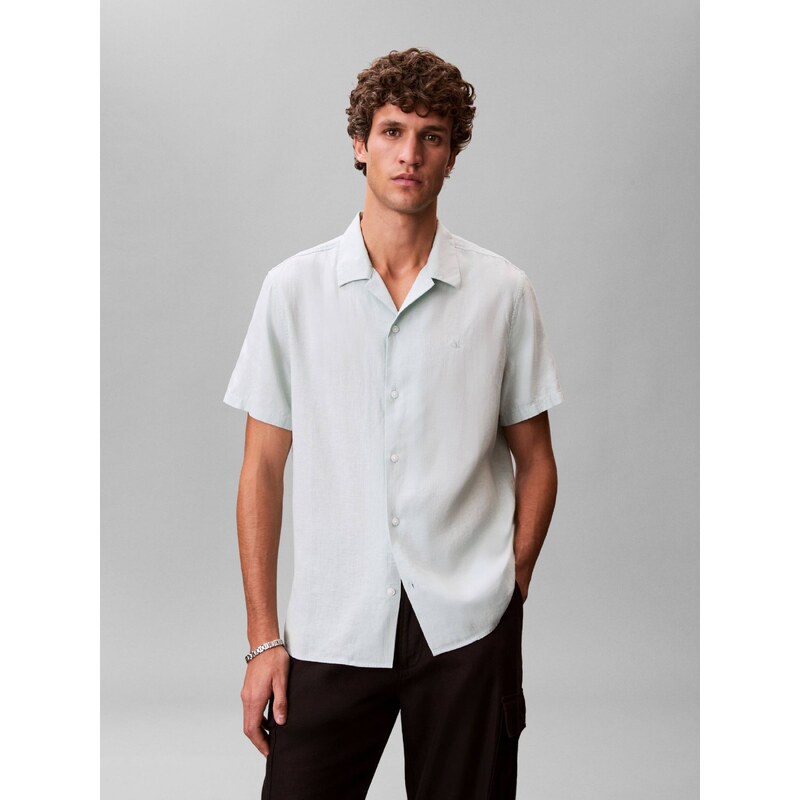 Calvin Klein Lněná košile | Classic fit