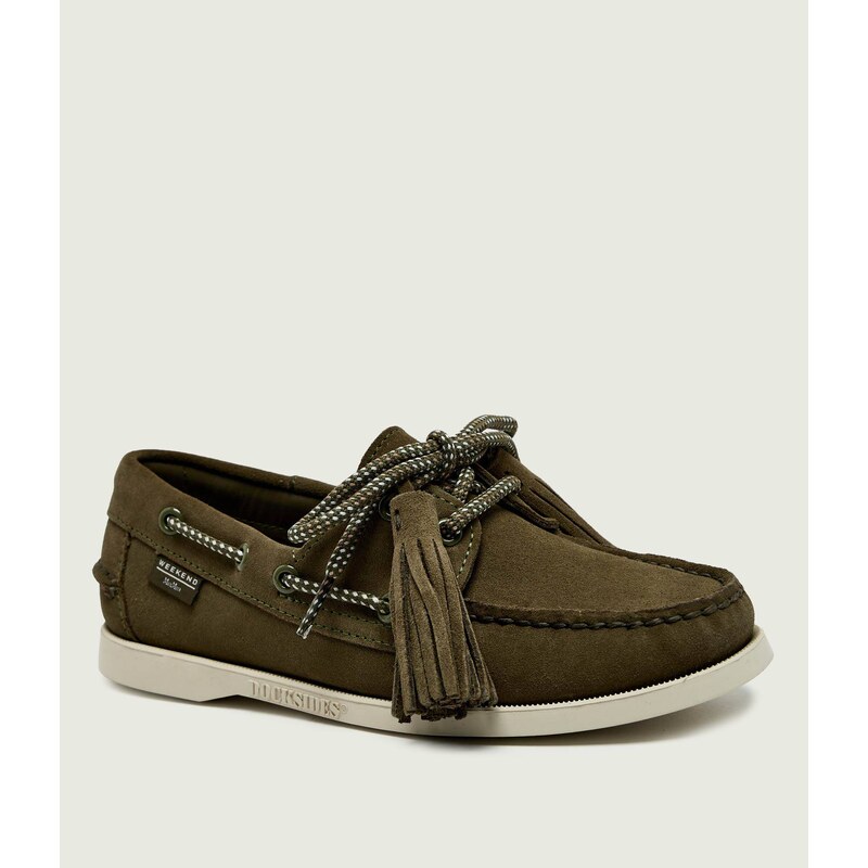 Weekend MaxMara Mokasíny WKADOCKSIDE | semiš 113459217
