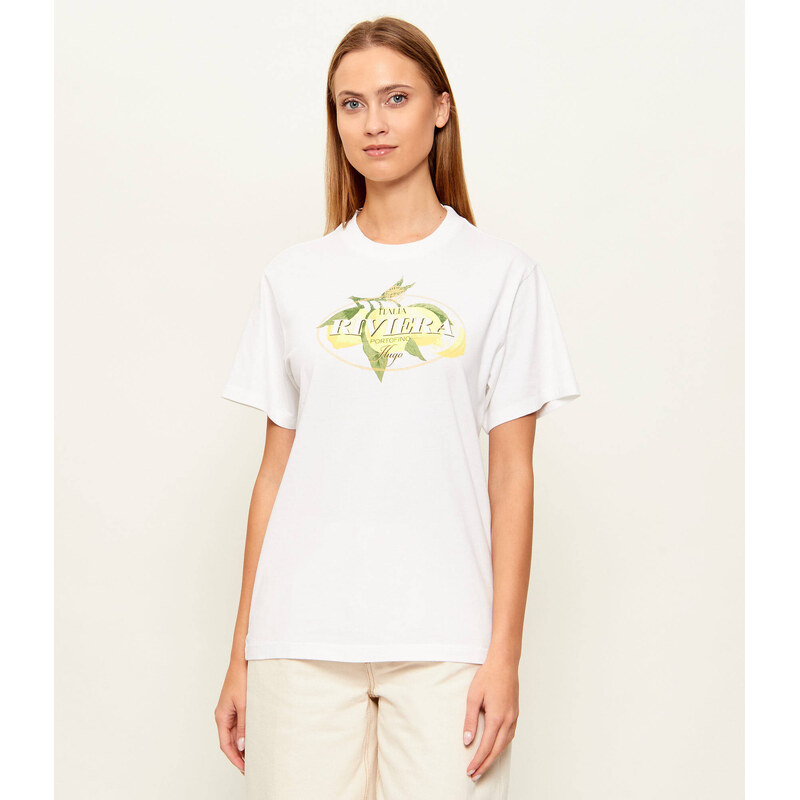 HUGO Tričko Vintage Tee_24 | regular fit