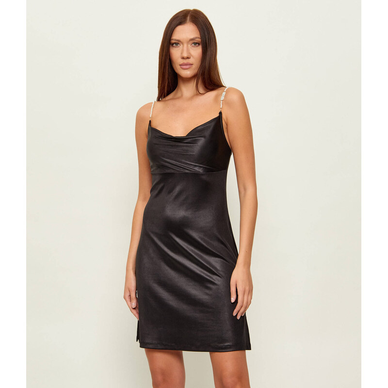 Versace Jeans Couture Saténová šaty FLUIDO SHINY