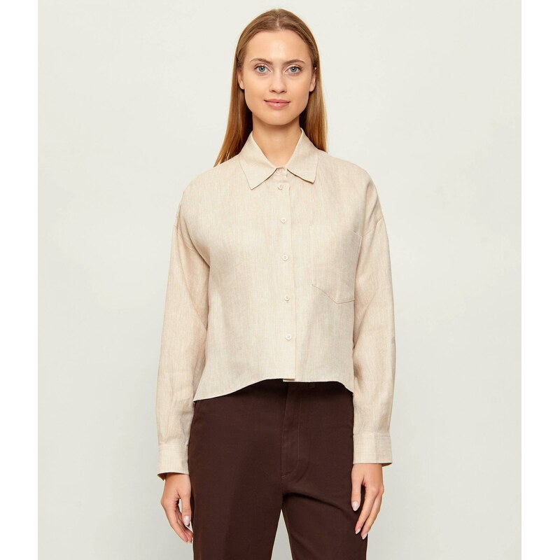 Weekend MaxMara Lněná košile WKDCAPO | Relaxed fit