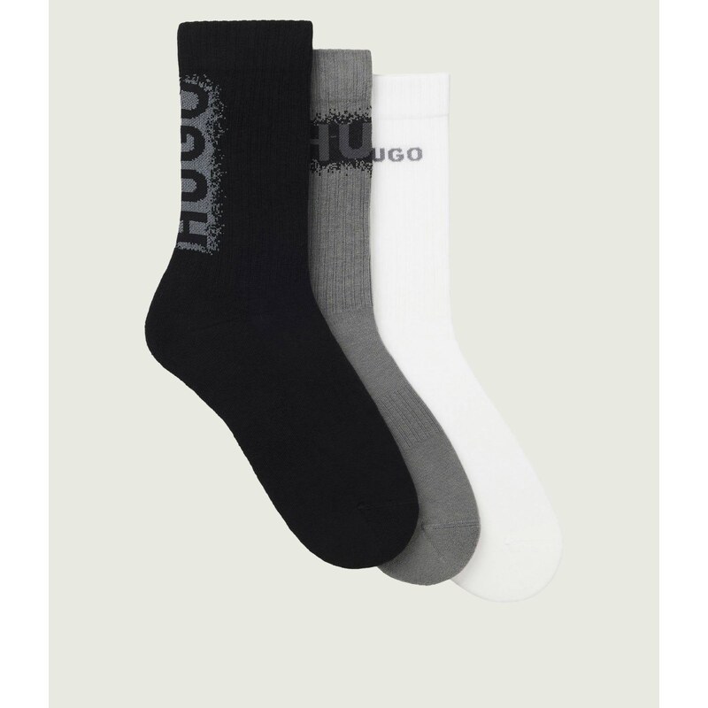Hugo Bodywear Ponožky 3-pack SPRAY LOGO CC