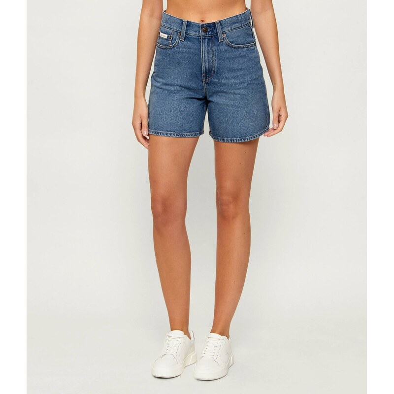 Calvin Klein Jeans Džínové šortky A-LINE | Slim Fit | high rise
