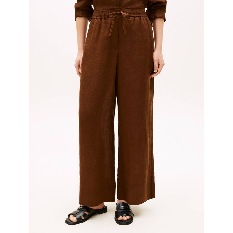 Tommy Hilfiger Lněné kalhoty | Relaxed fit