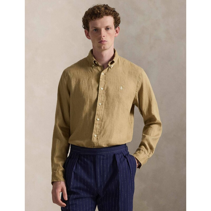 POLO RALPH LAUREN Lněná košile | Slim Fit