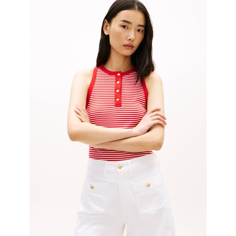 Tommy Hilfiger Top HENLEY | Slim Fit
