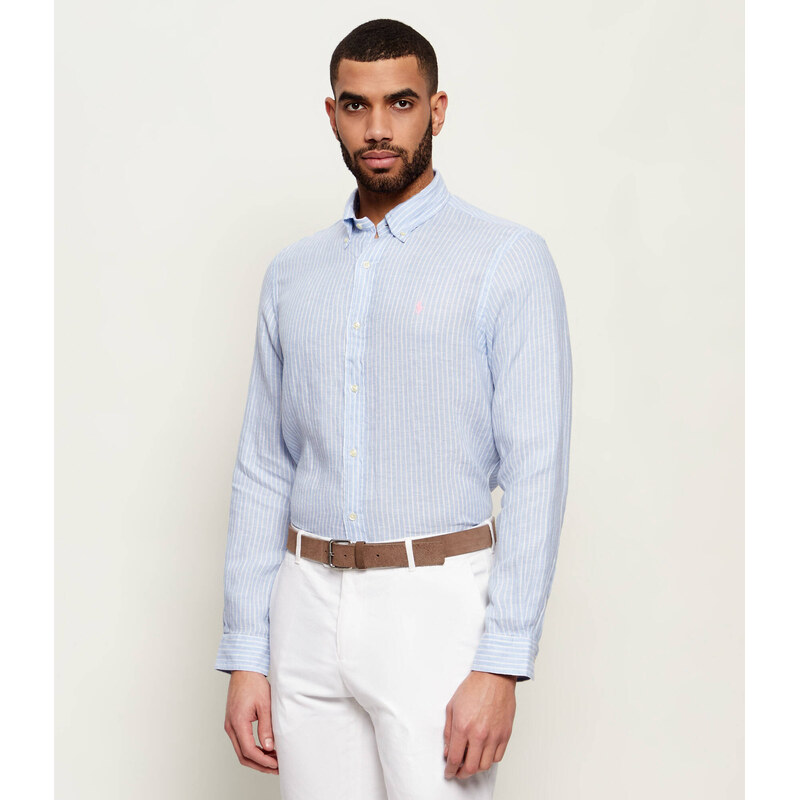 POLO RALPH LAUREN Lněná košile | Custom fit