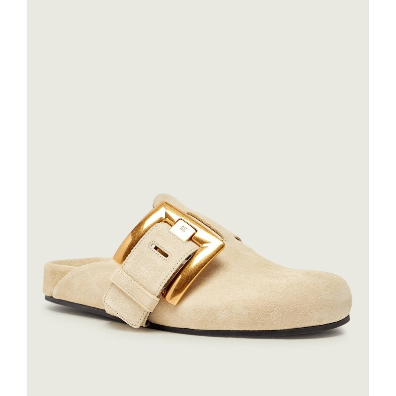Balmain Pantofle typu mules | semiš