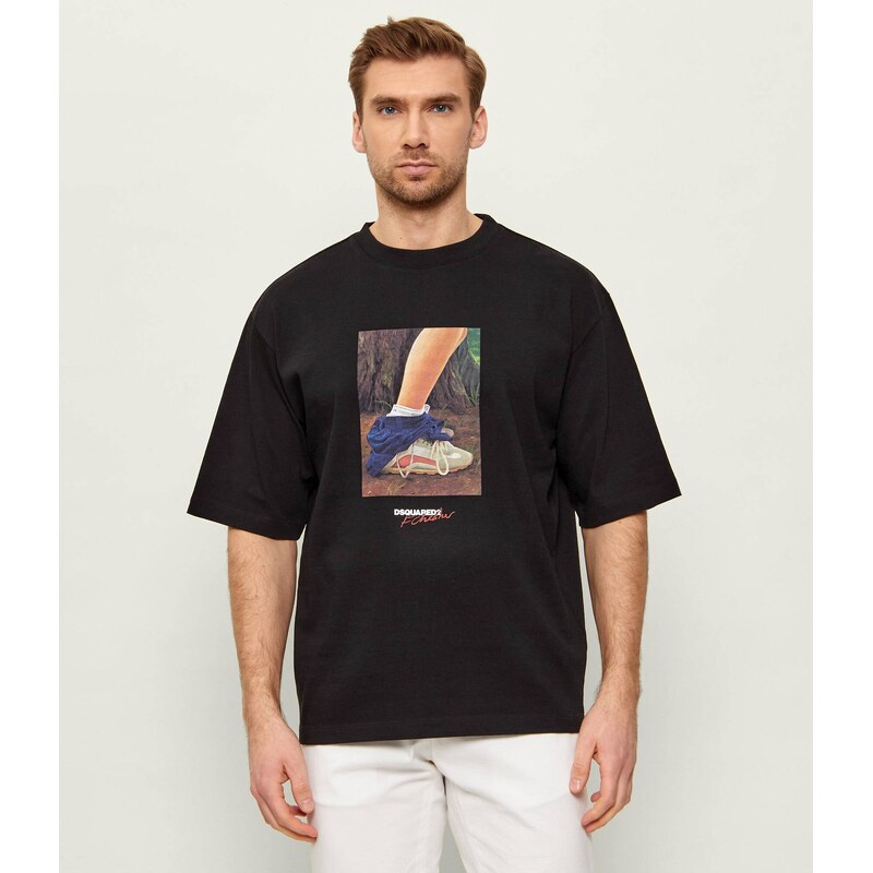 Dsquared2 Tričko | Dsquared2 x Felix Chesher | Loose fit